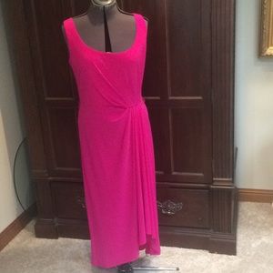 Hot pink Lauren dress